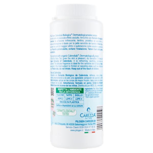 Bio-Bio Baby Talco Arricchito con Calendula biologica 150 g