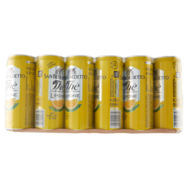 San Benedetto Thè Limone lattina sleek 24 x 0,33 L
