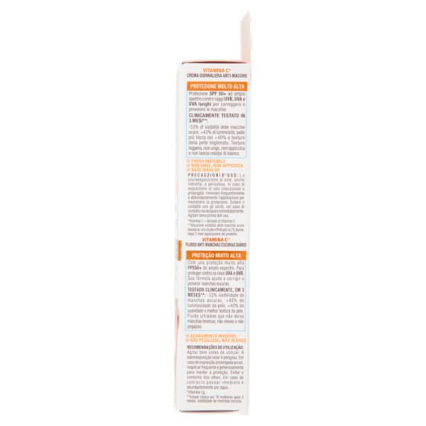 Garnier Ambre Solaire Fluido Anti - Macchie alla Vitamina C SPF50 40 ml