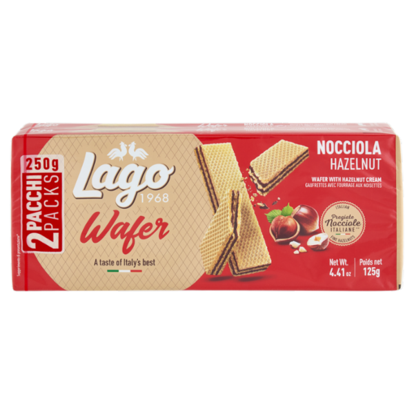 Lago Wafer Nocciola 2 x 125 g