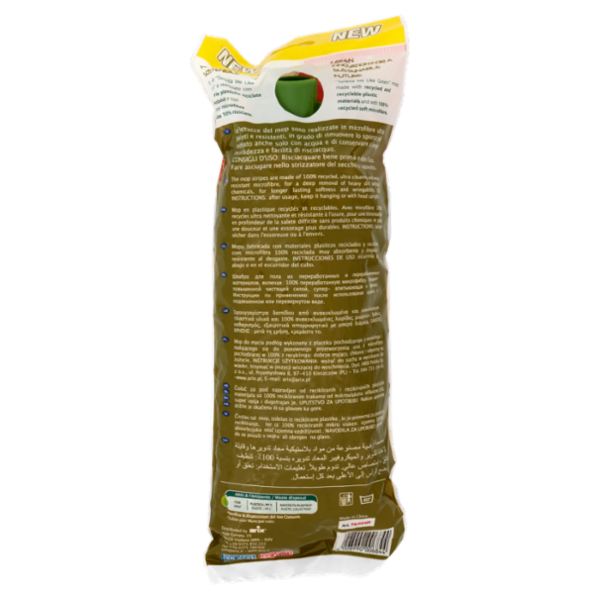 Tonkita We Like Green Eco Microfibre Mop Lavapavimenti