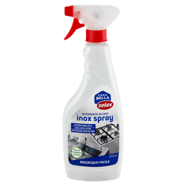 Selex Casa Bella Detergente per Acciaio Inox 500 ml