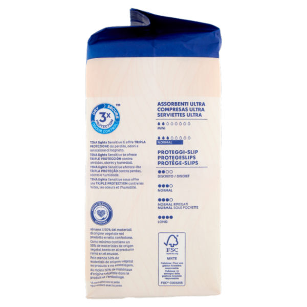 Tena lights Sensitive Assorbenti Ultra Normal 16 pz