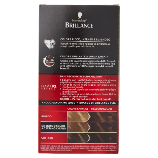 Brillance Colorazione Permanente Intensiva 862 Castano Chiaro