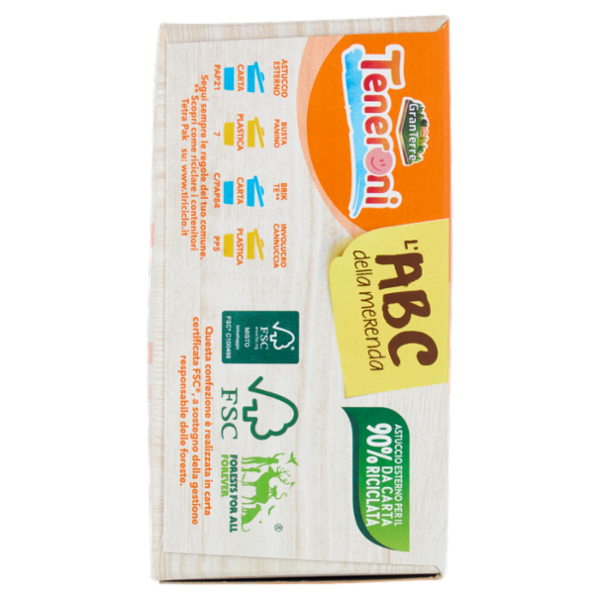 Teneroni l'ABC della merenda Mini Baguette con Prosciutto Crudo e Formaggio