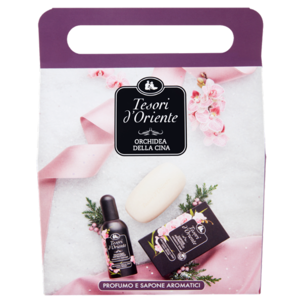 Tesori d'Oriente Orchidea della Cina Profumo Aromatico 100 ml + Sapone Aromatico 125 g