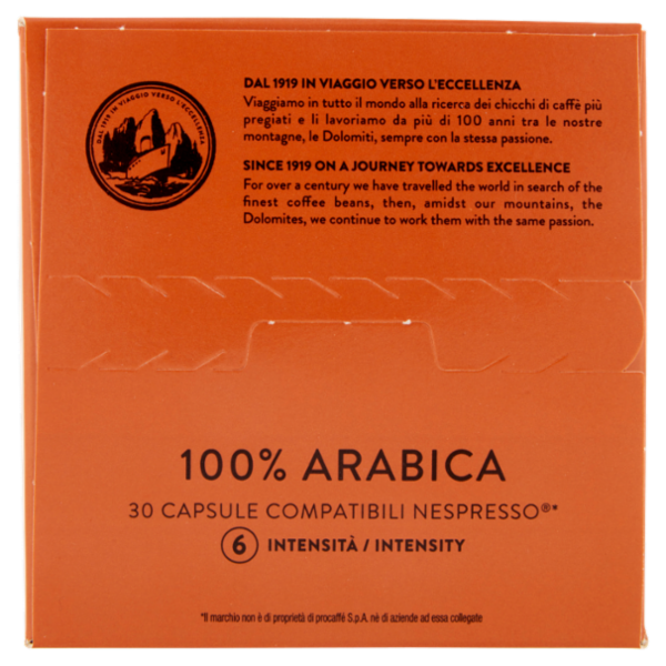 bristot 100% Arabica 30 capsule compatibili Nespresso* 165 g