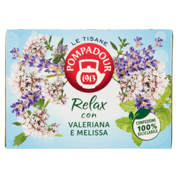 Pompadour Le Tisane Relax con Valeriana e Melissa 15 x 2 g