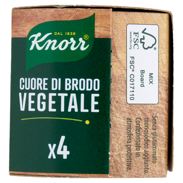 Knorr Cuore di Brodo Vegetale 4 x 28 g