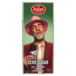 Zàini Zero Sugar Fondente Granella Cacao 70 g