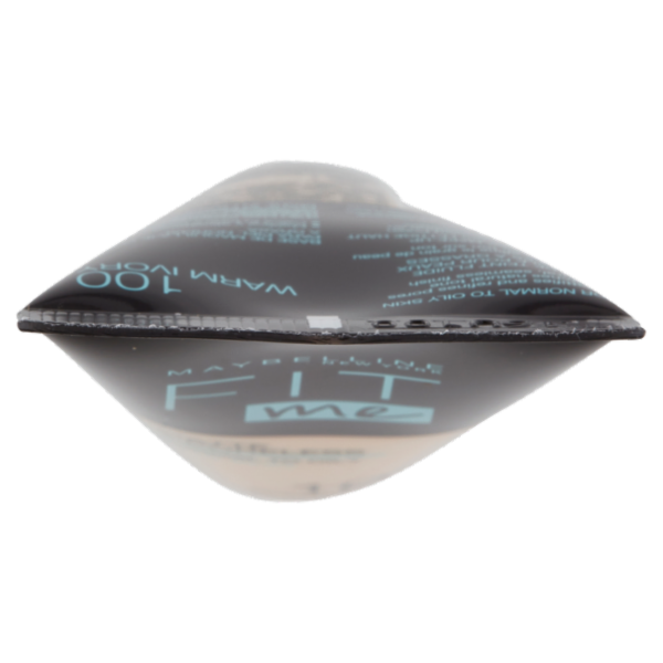 Maybelline New York Fondotinta Fit Me Matte&Poreless, Finish Opacizzante, 100 Warm Ivory