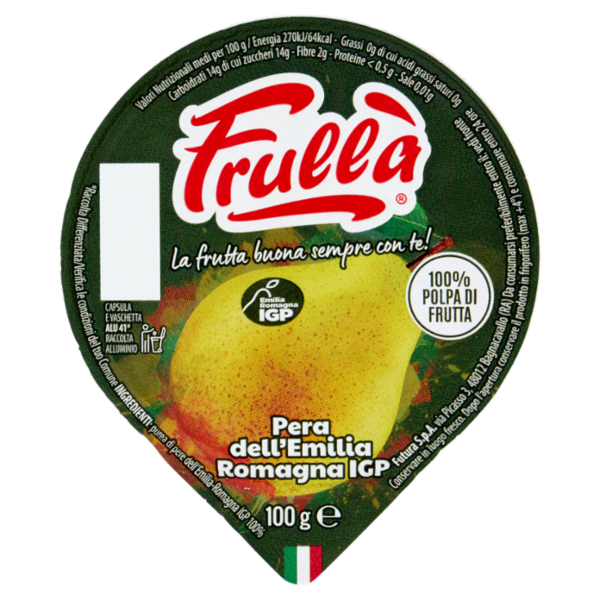 Frullà Pera dell'Emilia Romagna IGP Senza zuccheri aggiunti 100 g