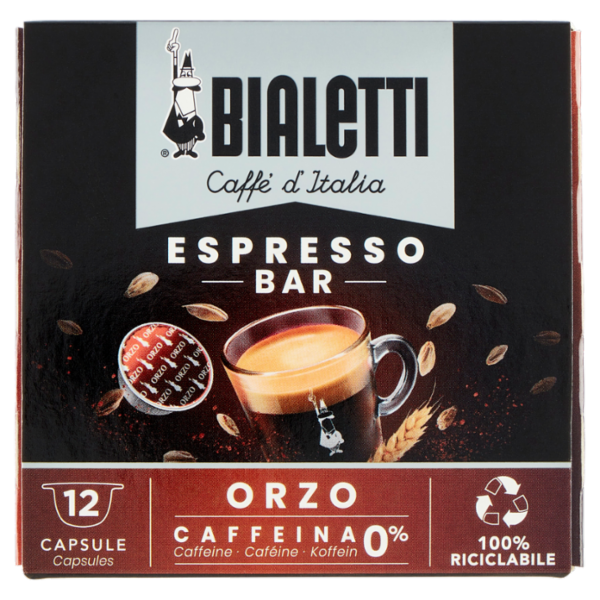 Bialetti Caffè d'Italia Espresso Bar Orzo 12 Capsule 30 g