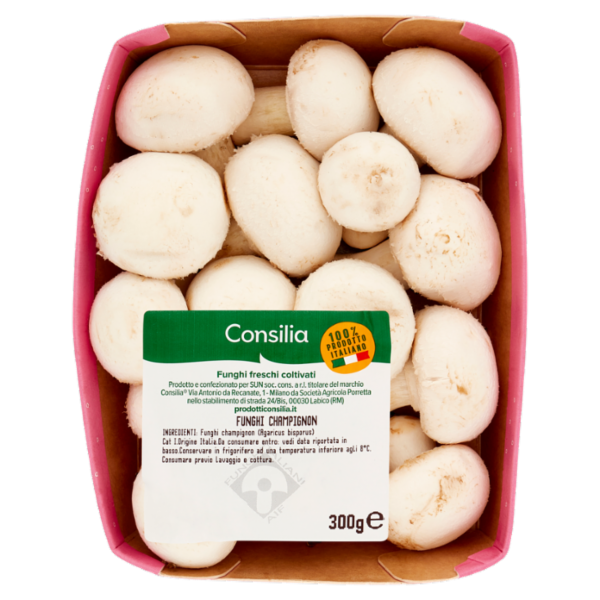 Consilia Funghi Champignon Bianchi Interi 300 g