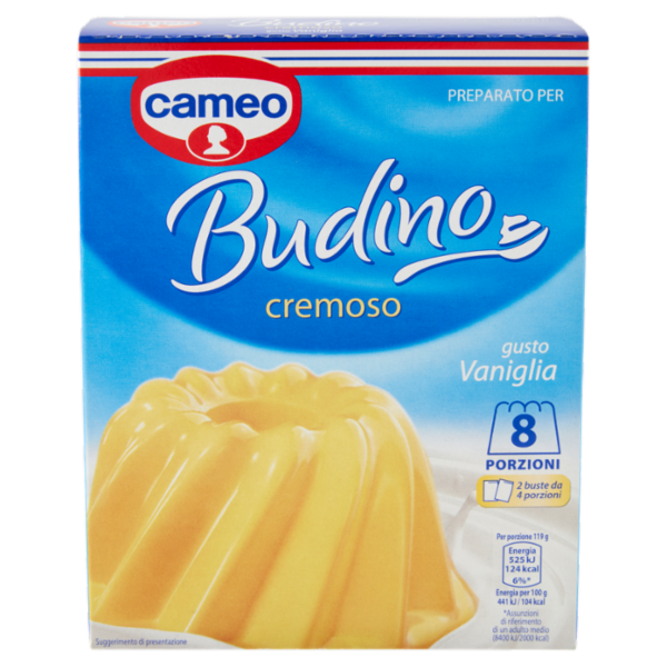 cameo Preparato per Budino cremoso gusto Vaniglia 2 x 65 g