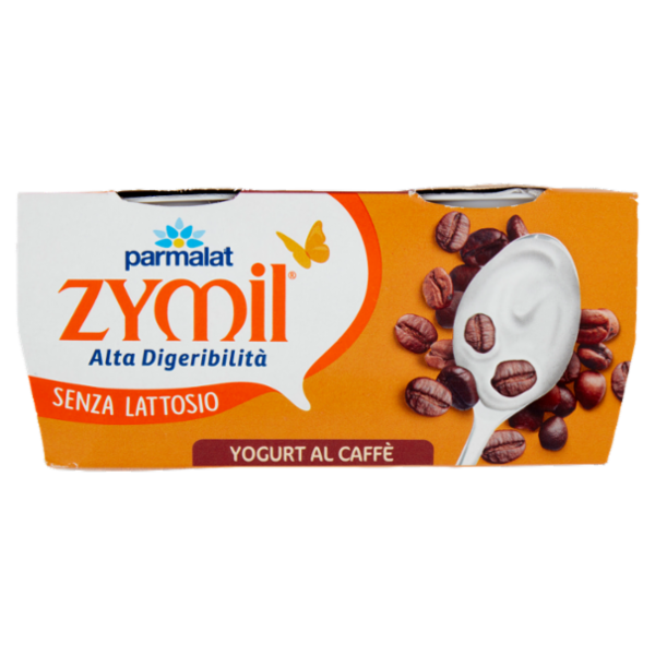 ZYMIL Alta Digeribilità Senza Lattosio Yogurt al Caffè 2 x 125 g