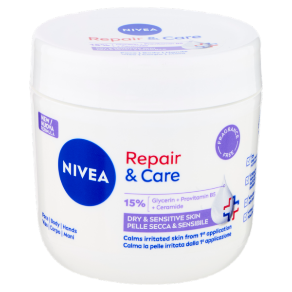Nivea Repair & Care Pelle Secca & Sensibile 400 ml