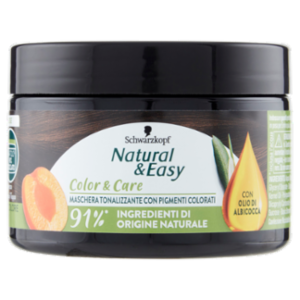 Schwarzkopf Natural&Easy Color & Care Maschera Tonalizzante Con Pigmenti Castano Scuro Freddo 150 Ml