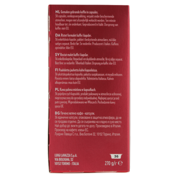 Lavazza A Modo Mio Passionale 36 Capsule 270 g