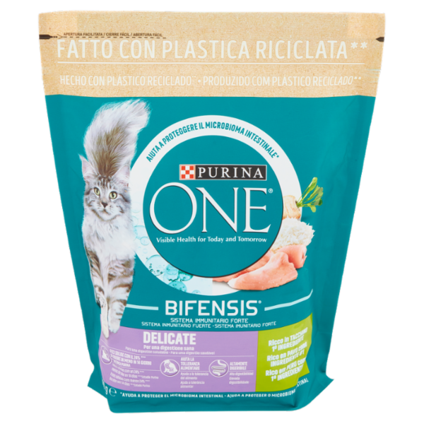 PURINA ONE Delicate Ricco in Tacchino 800 g