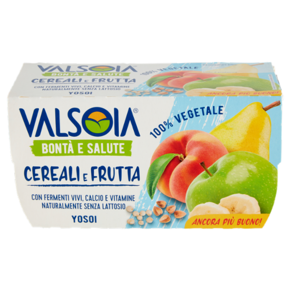 Valsoia Bontà e Salute Cereali e Frutta 2 x 125 g