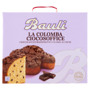 Bauli La Colomba Ciocosoffice Cioccolato Extrafondente e Glassa Al Cacao 750 g