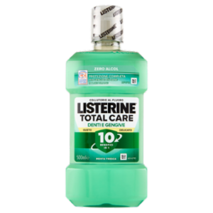 Listerine Total Care Denti e Gengive Gusto Delicato Zero Alcol 500 Ml