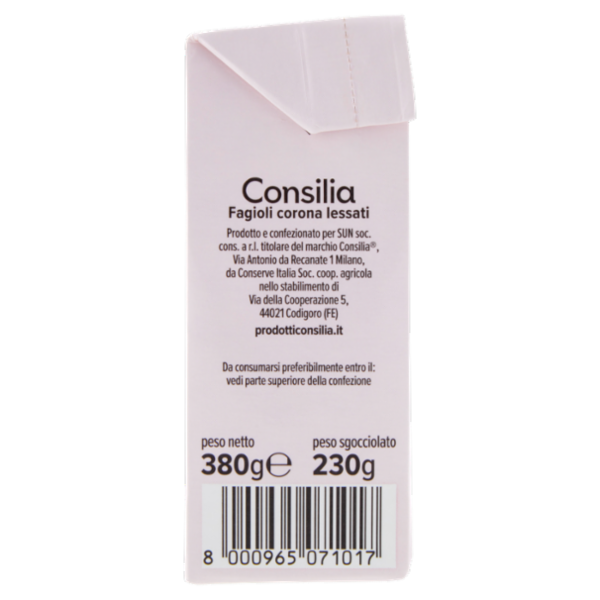 Consilia Fagioli Corona Lessati 380 g