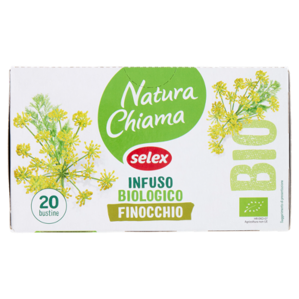 Selex Natura Chiama Infuso di Finocchio Biologico 20 Filtri 40 g
