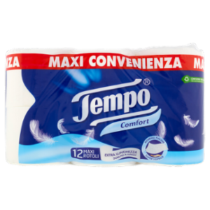 Tempo Comfort Maxi Rotoli 12 Pz