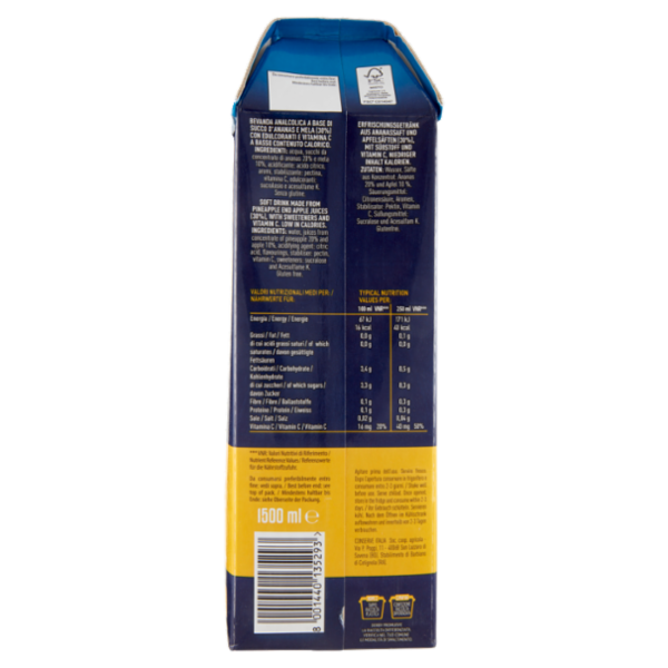 Derby blue zero ananas 1500 ml