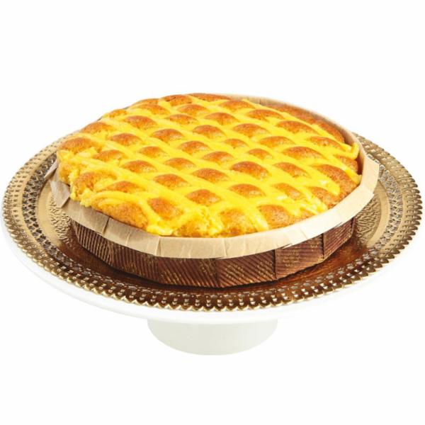 TORTA SOFFICE CON CREMA LIMONE - PRODOTTO DOLCIARIO DA FORNO -