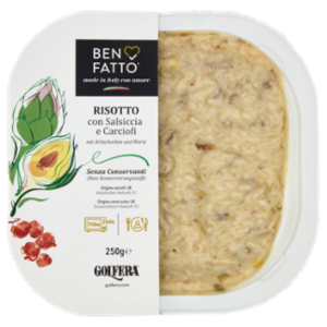 Golfera Ben Fatto Risotto Con Salsiccia e Carciofi 250 g