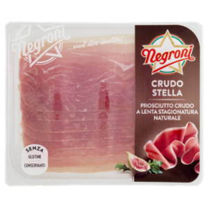Negroni Crudo Stella Prosciutto Crudo a Lenta Stagionatura Naturale 90 g