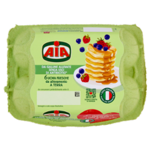 Aia 6 Uova Fresche Da Allevamento a Terra 330 g