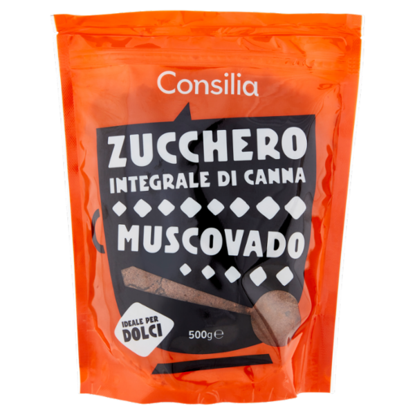 Consilia Zucchero Integrale di Canna Muscovado 500 g