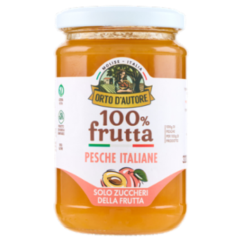 Orto D'Autore 100% Frutta Pesche Italiane 320 g