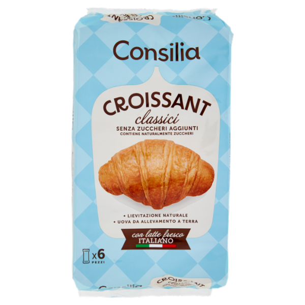 Consilia Croissant Classici Senza Zuccheri Aggiunti 6x40 g