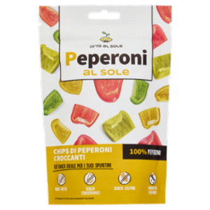 Orto Al Sole Peperoni Al Sole Chips Di Peperoni Croccanti 10 g