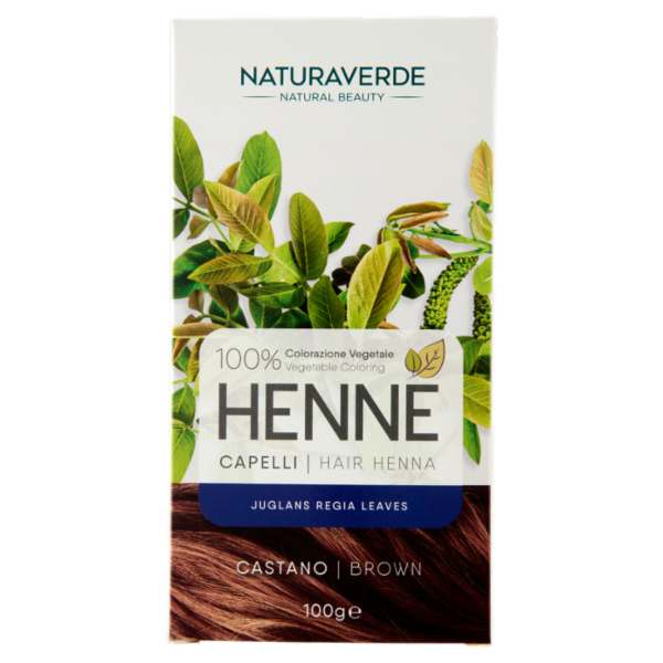 Naturaverde Natural Beauty Henné Capelli Castano 100 g