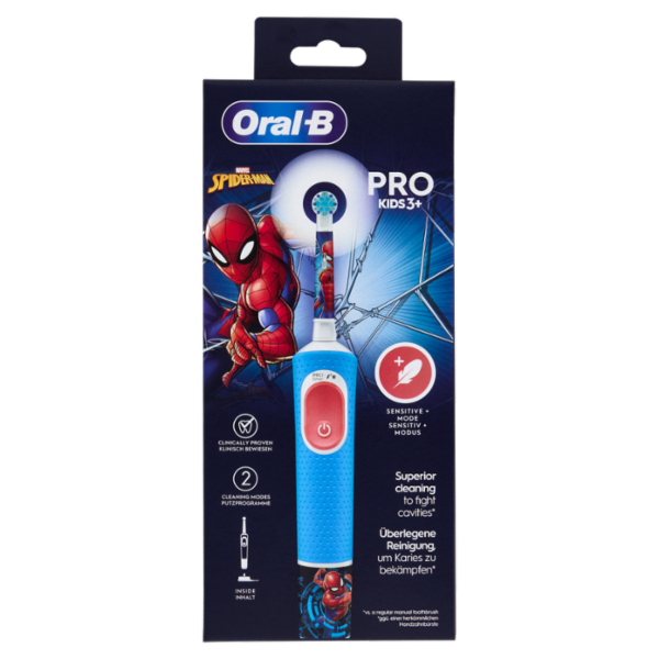 Oral-B Spazzolino Elettrico Ricaricabile Pro Kids 3+ Marvel Spider-Man