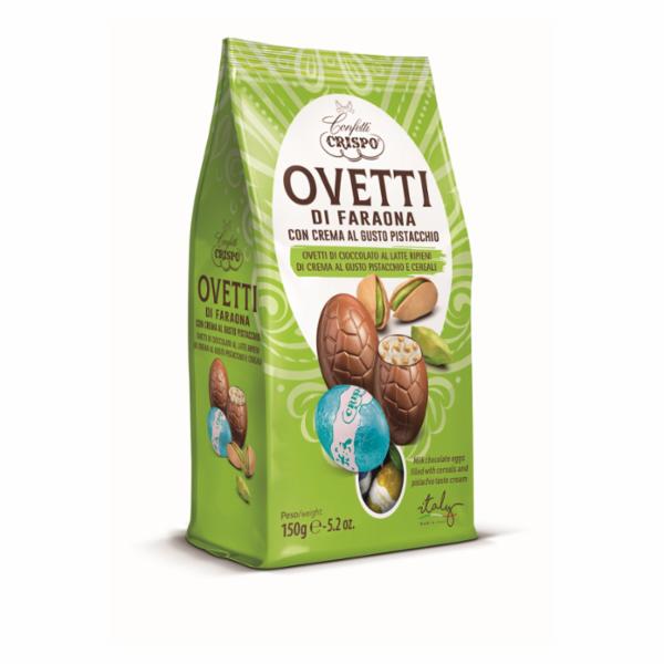 Crispo Ovetti di Faraona Latte e Pistacchio 150g