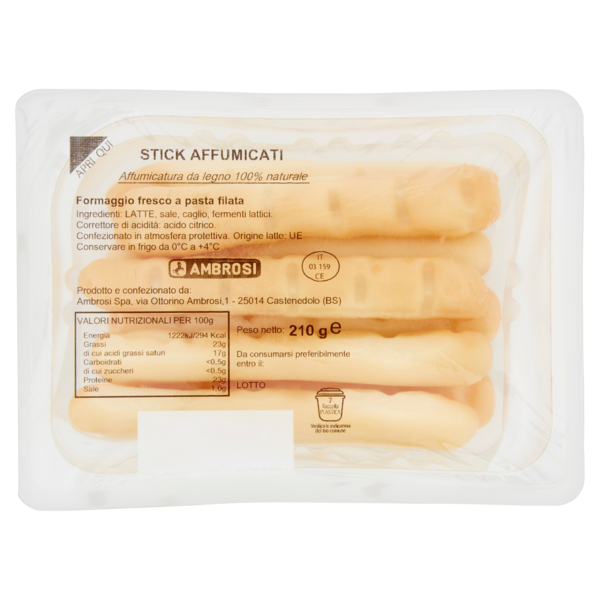Ambrosi Stick Affumicati 210 g