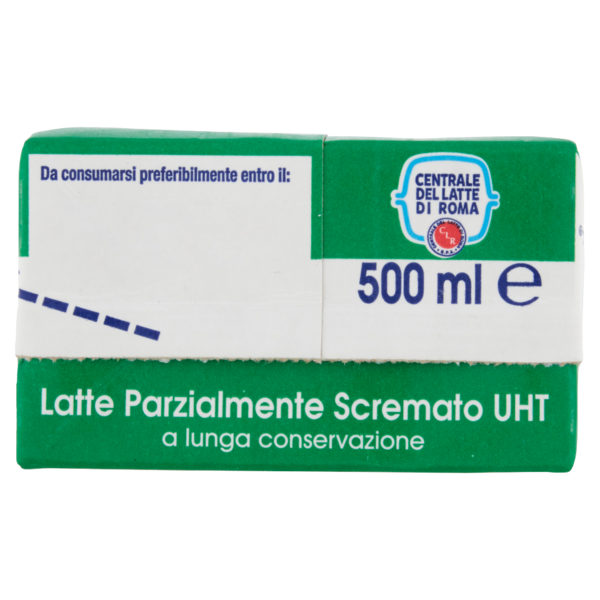 Centrale del Latte di Roma Latte UHT a Lunga Conservazione Parzialmente Scremato 500 ml
