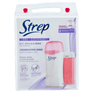 Strep Professional Kit Epilazione Scaldacera Elettrico + Ricarica 100 Ml