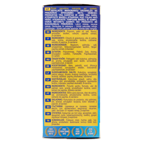 Popz the Microwave Popcorn Gusto Formaggio 3 x 85 g