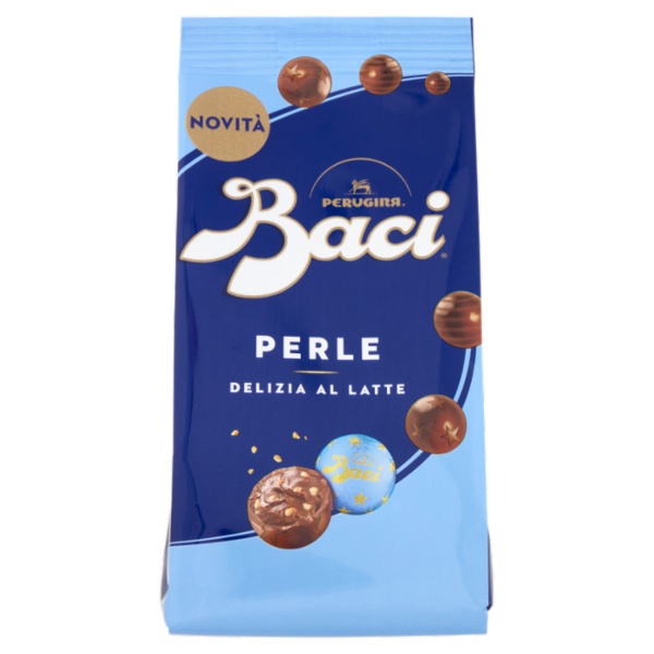 BACI PERUGINA Perle Latte Cioccolatini al Latte ripieni alle Nocciole Sacchetto 154g
