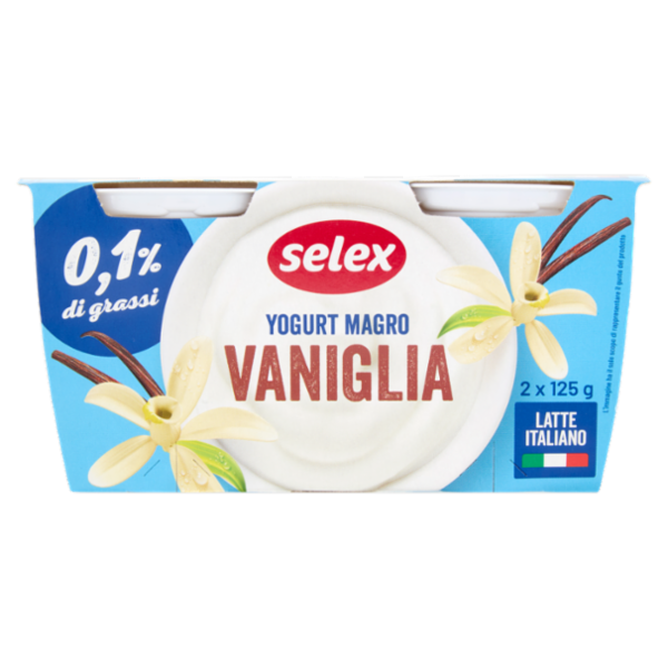 Selex Yogurt Magro Vaniglia 2x125 g