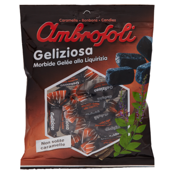 Ambrosoli Geliziosa Caramelle Morbide Gelée alla Liquirizia 130 g