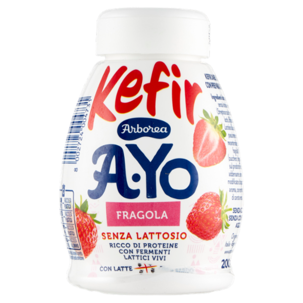 Arborea Ayo Kefir Fragola Senza Lattosio 200 g